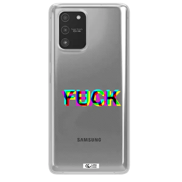 F#*K Yeah Samsung A91 Clear TPU Case