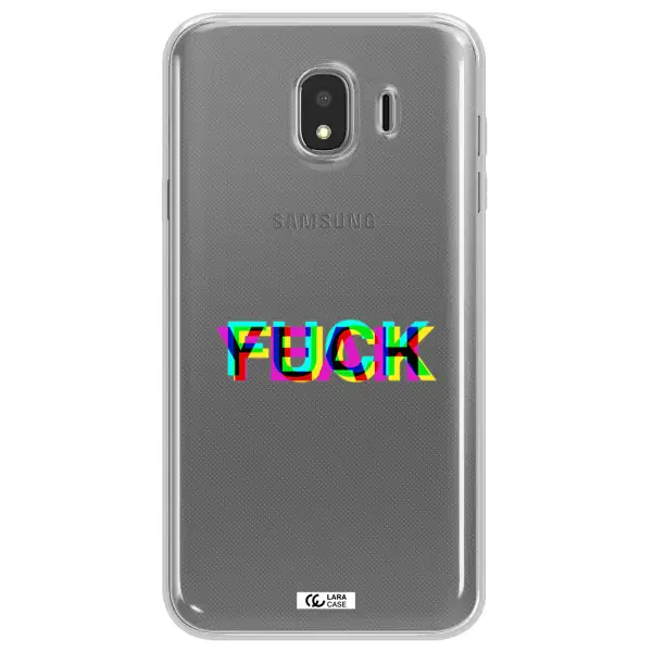 F#*K Yeah Samsung J4 Clear TPU Case