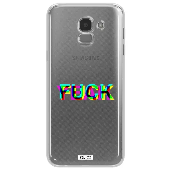 F#*K Yeah Samsung J6 Clear TPU Case