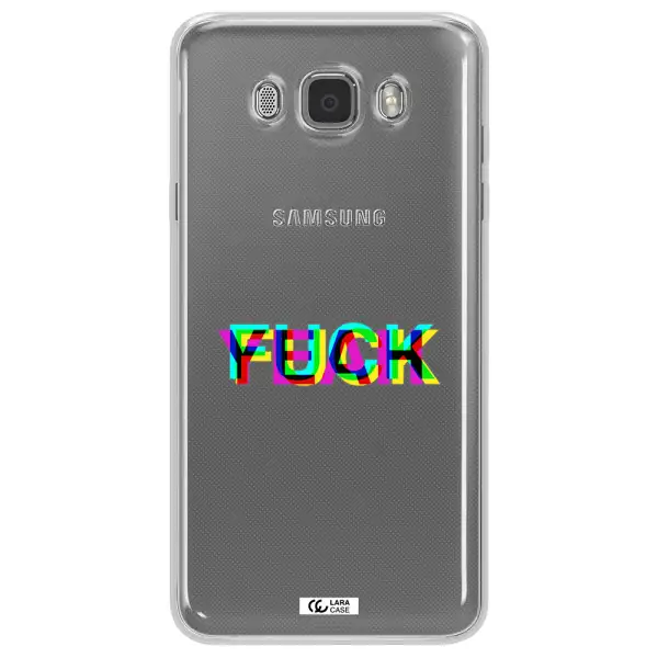 F#*K Yeah Samsung J7 2016 Clear TPU Case