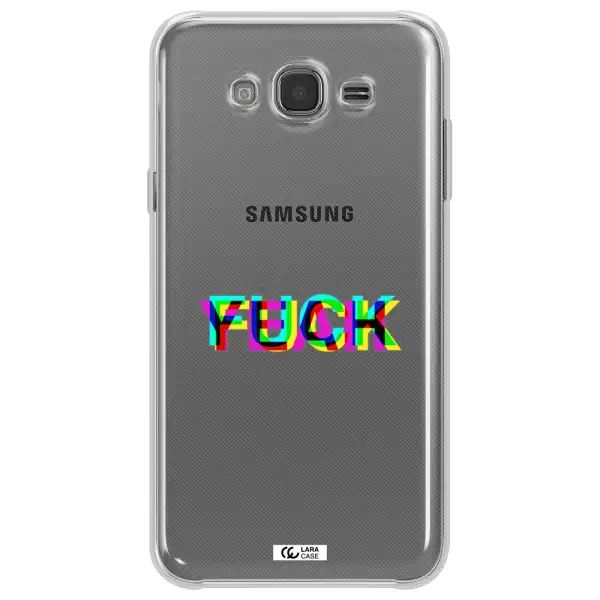 F#*K Yeah Samsung J7 Core Clear TPU Case