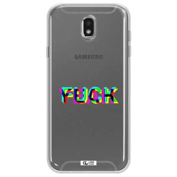 F#*K Yeah Samsung J7 Pro Clear TPU Case