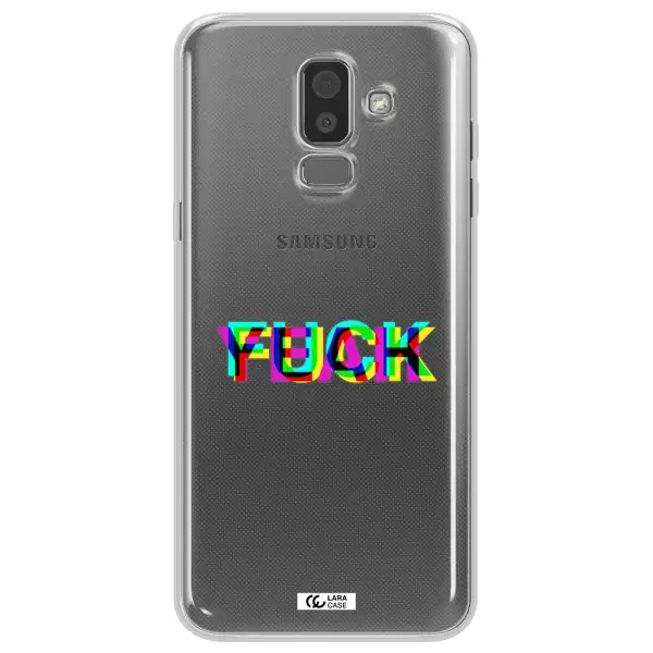 F#*K Yeah Samsung J8 Clear TPU Case