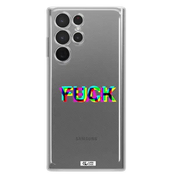 F#*K Yeah Samsung S 22 Ultra Clear TPU Case