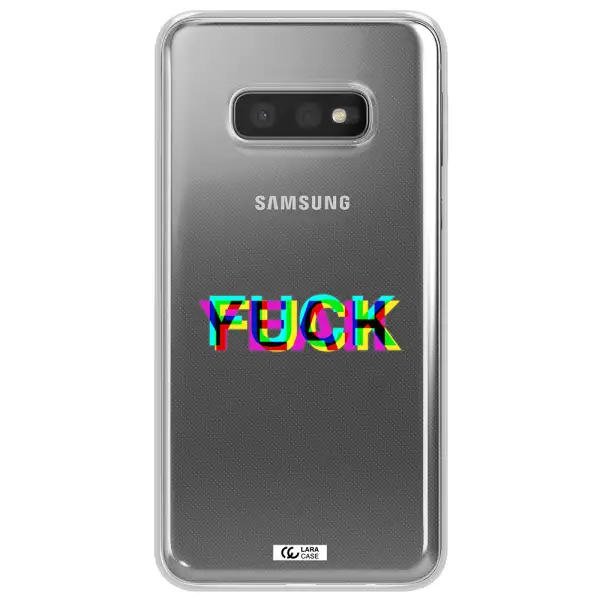 F#*K Yeah Samsung S10e Clear TPU Case