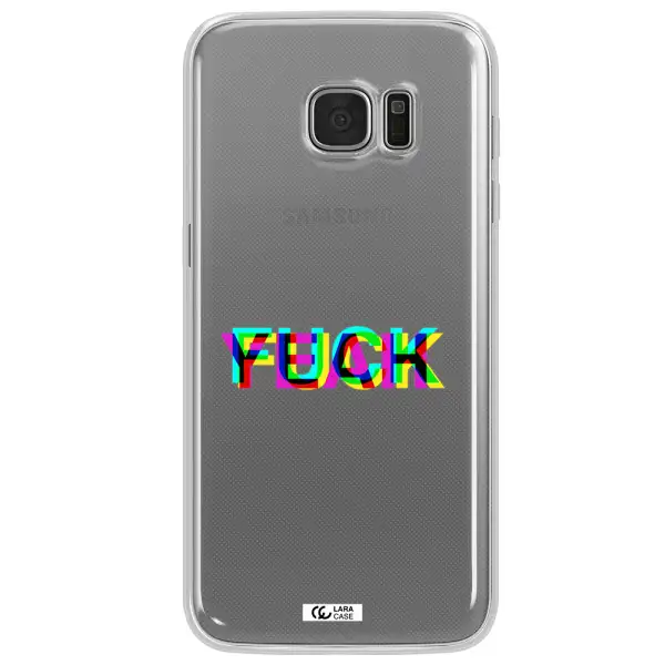 F#*K Yeah Samsung S7 Edge Clear TPU Case