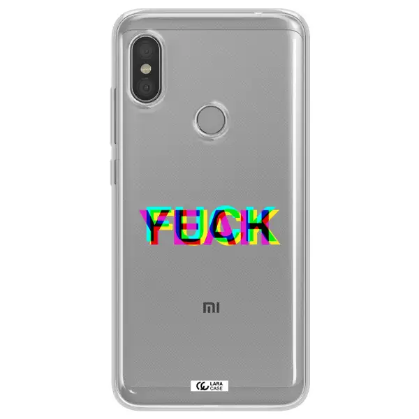 F#*K Yeah Xiaomi Redmi Note 6 Pro Clear TPU Case
