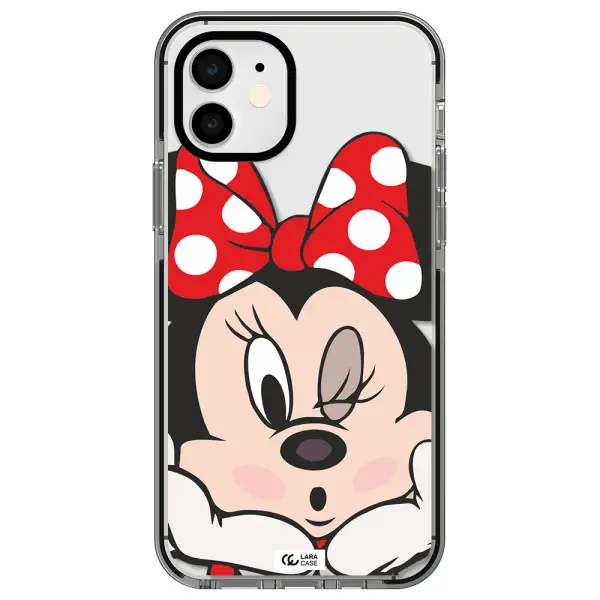 Minnie Mouse Apple iPhone 11 impact black border Case