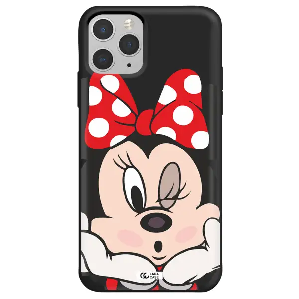 Minnie Mouse Apple iPhone 11 pro max Silicone black Case