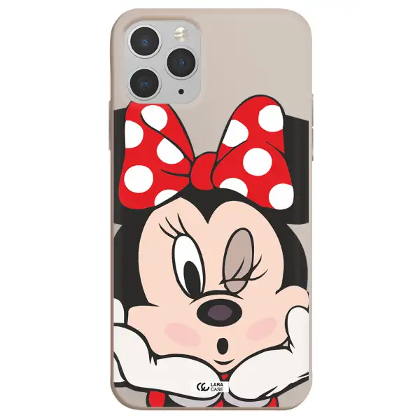 Minnie Mouse Apple iPhone 11 pro max Silicone Stone Case