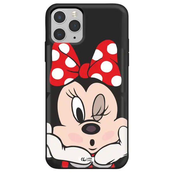 Minnie Mouse Apple iPhone 11 pro Silicone black Case