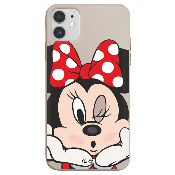 Minnie Mouse Apple iPhone 11 Silicone Stone Case
