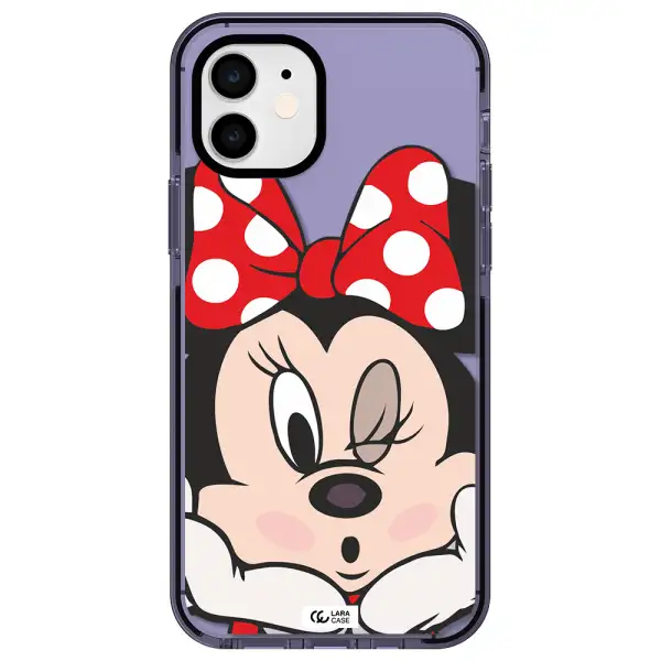 Minnie Mouse Apple iPhone 12 impact Lilac Case