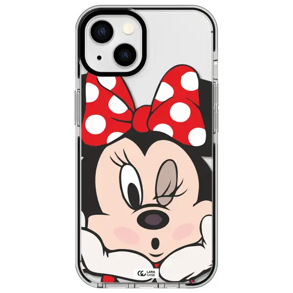 Minnie Mouse Apple iPhone 13 impact black border Case