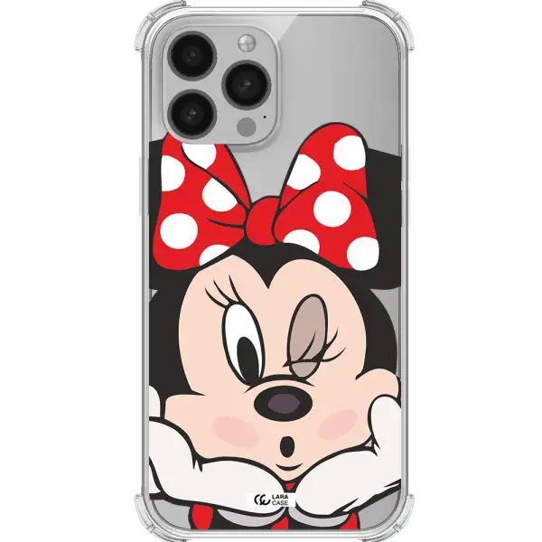 Minnie Mouse Apple iPhone 13 Pro Clear PC Case