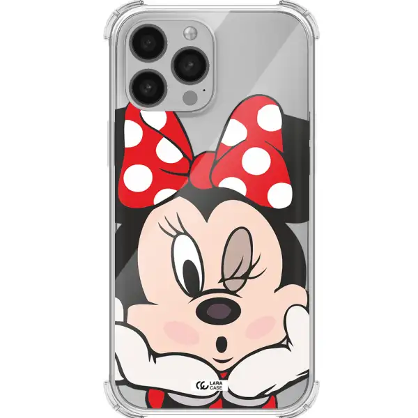 Minnie Mouse Apple iPhone 13 Pro Max Clear PC Case