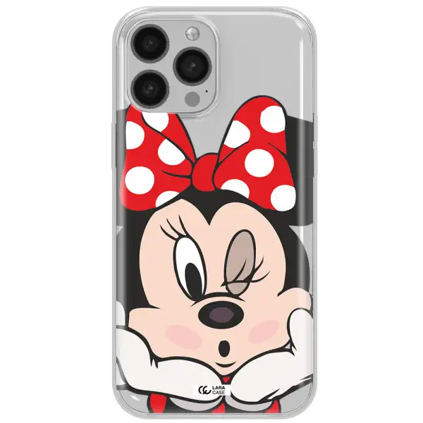 Minnie Mouse Apple iPhone 13 Pro Max Clear TPU Case