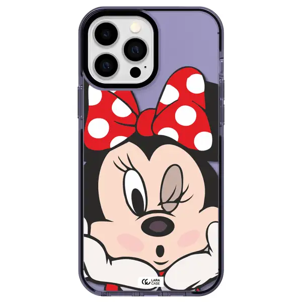 Minnie Mouse Apple iPhone 13 Pro Max impact Lilac Case