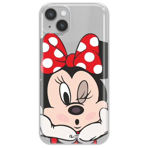 Minnie Mouse Apple iPhone 14 Clear TPU Case