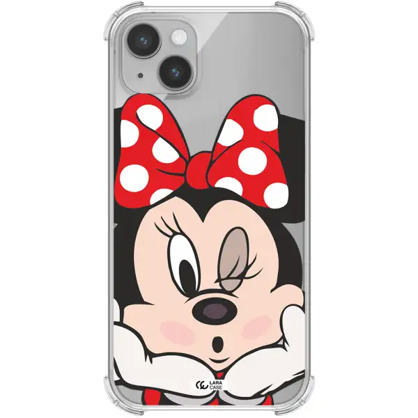 Minnie Mouse Apple iPhone 14 plus Clear PC Case