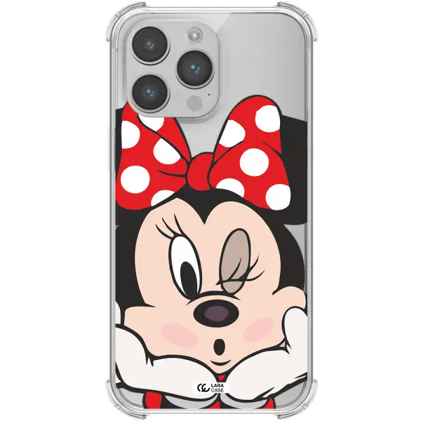 Minnie Mouse Apple iPhone 14 pro Clear PC Case
