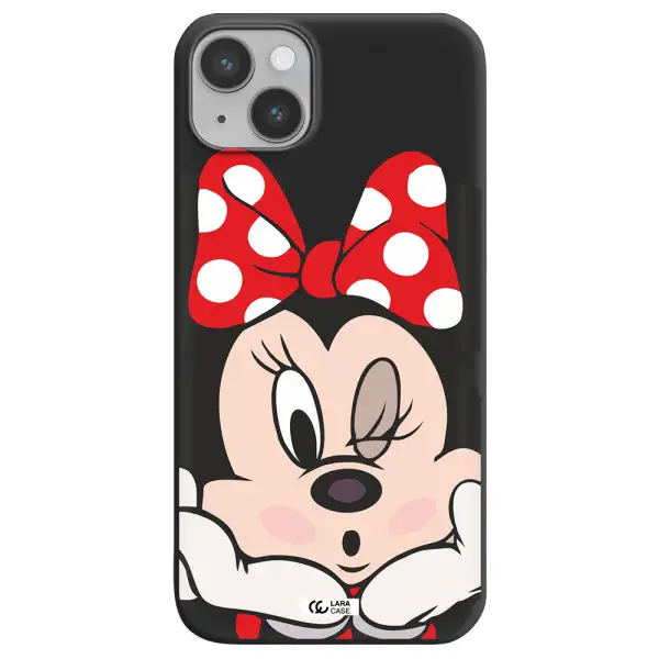 Minnie Mouse Apple iPhone 14 Silicone black Case