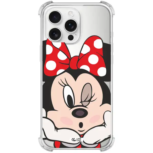 Minnie Mouse Apple Iphone 16 Pro Max Clear Pc Case