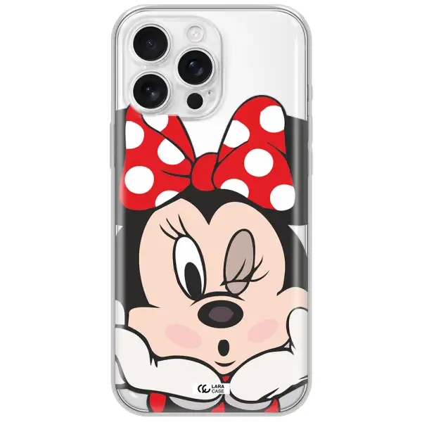 Minnie Mouse Apple Iphone 16 Pro Max Clear Tpu Case