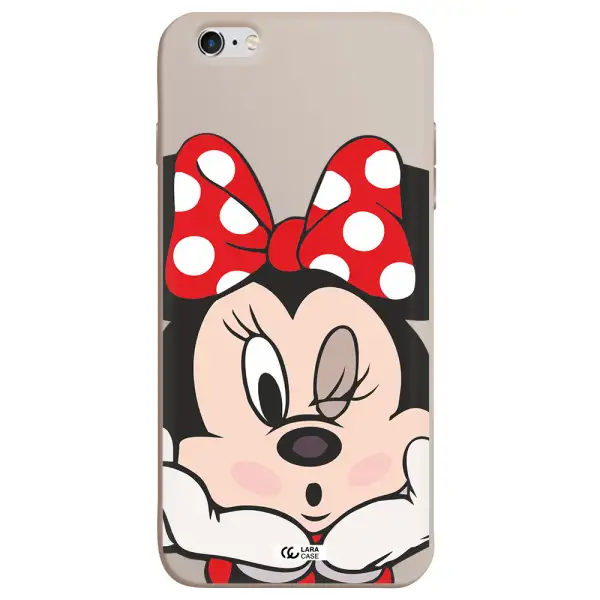 Minnie Mouse Apple iPhone 6S Silicone Stone Case