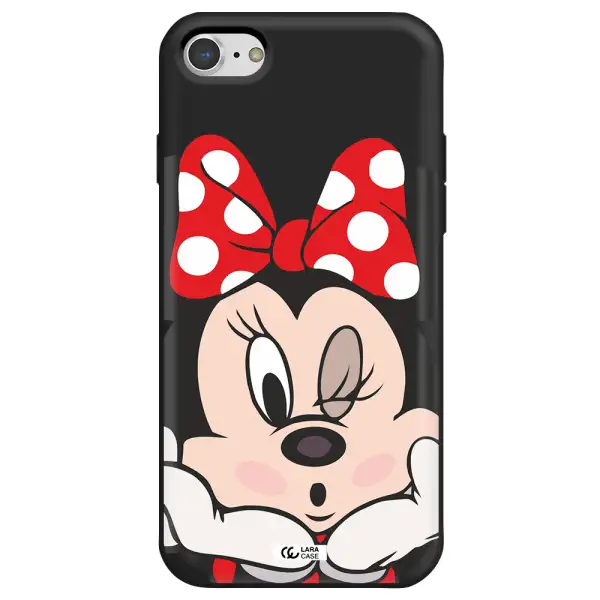 Minnie Mouse Apple iPhone 7 Silicone black Case