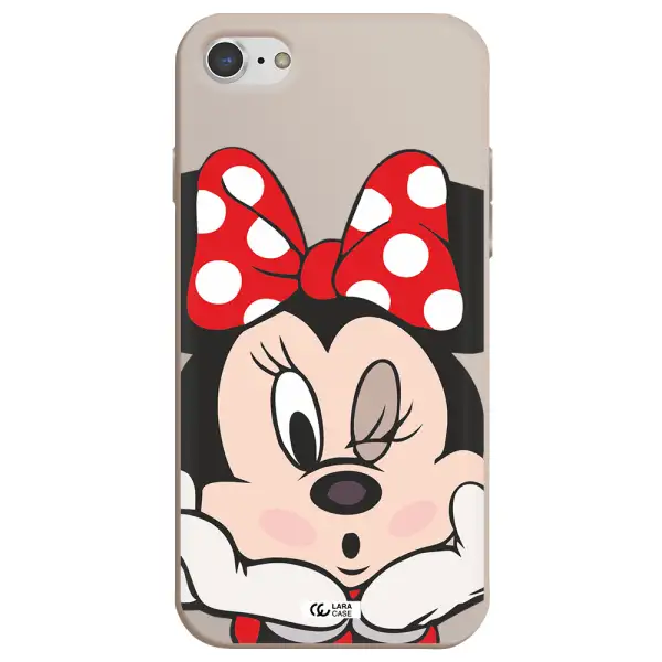 Minnie Mouse Apple iPhone 7 Silicone Stone Case