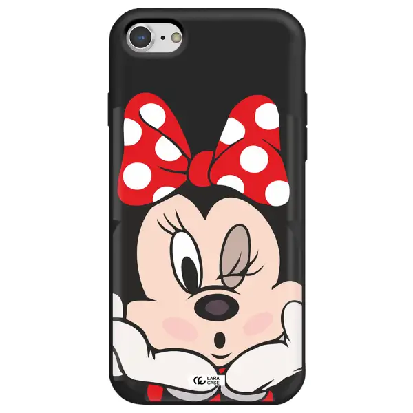 Minnie Mouse Apple iPhone 8 Silicone black Case