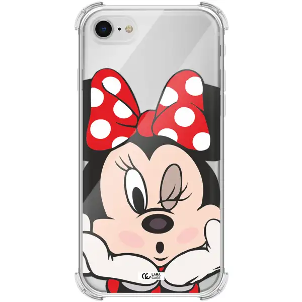 Minnie Mouse Apple iPhone se 2020 Clear PC Case