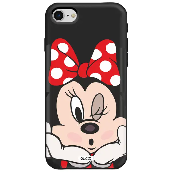 Minnie Mouse Apple iPhone se 2020 Silicone black Case
