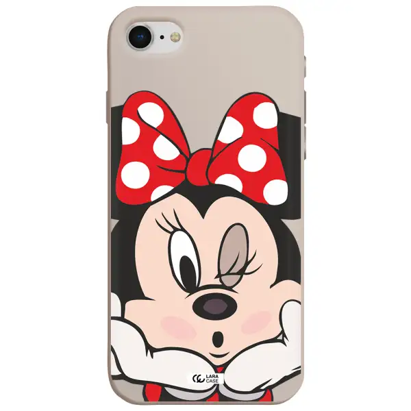 Minnie Mouse Apple iPhone se 2020 Silicone Stone Case