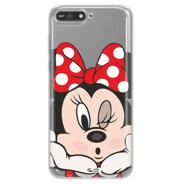 Minnie Mouse Huawei Y6 2018 Clear TPU Case