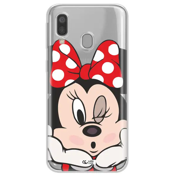 Minnie Mouse Samsung A40 Clear TPU Case