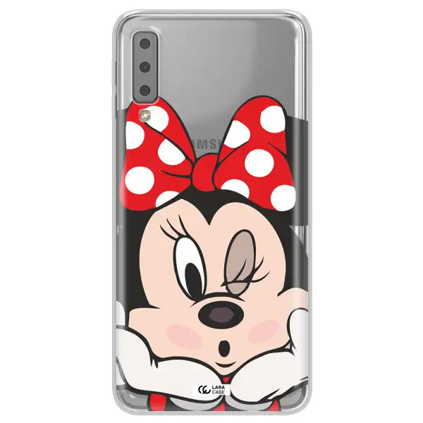 Minnie Mouse Samsung A7 2018 Clear TPU Case