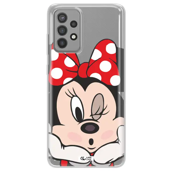 Minnie Mouse Samsung A72 Clear TPU Case