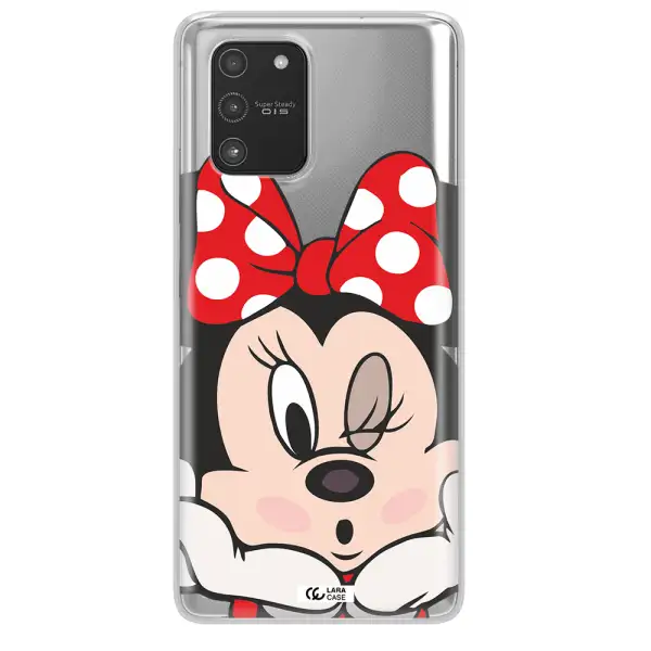 Minnie Mouse Samsung A91 Clear TPU Case
