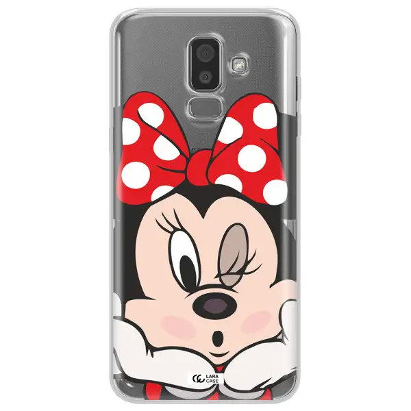 Minnie Mouse Samsung J8 Clear TPU Case