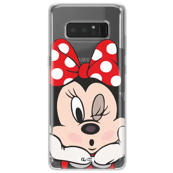 Minnie Mouse Samsung Note 8 Clear TPU Case
