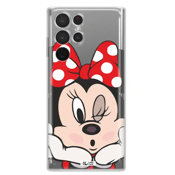 Minnie Mouse Samsung S 22 Ultra Clear TPU Case