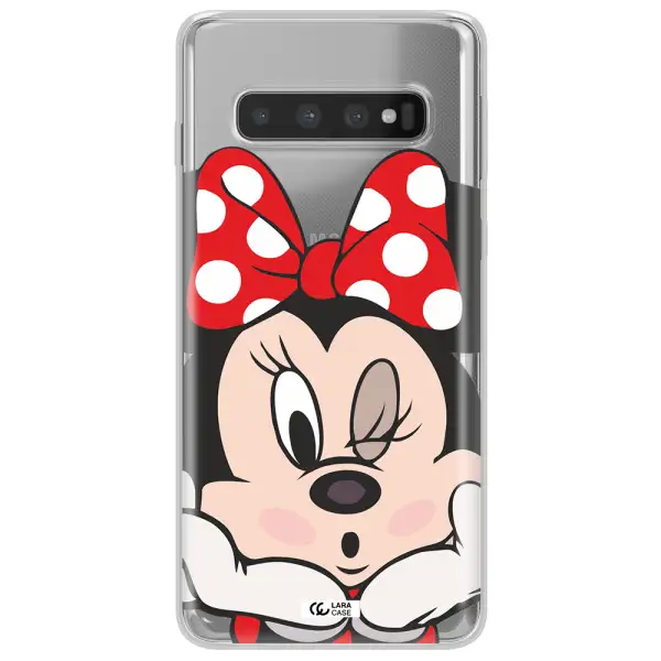 Minnie Mouse Samsung S10 Clear TPU Case