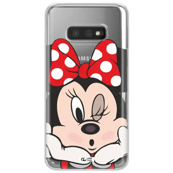 Minnie Mouse Samsung S10e Clear TPU Case