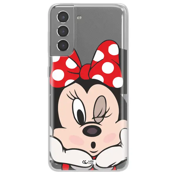 Minnie Mouse Samsung S21 Plus Clear TPU Case