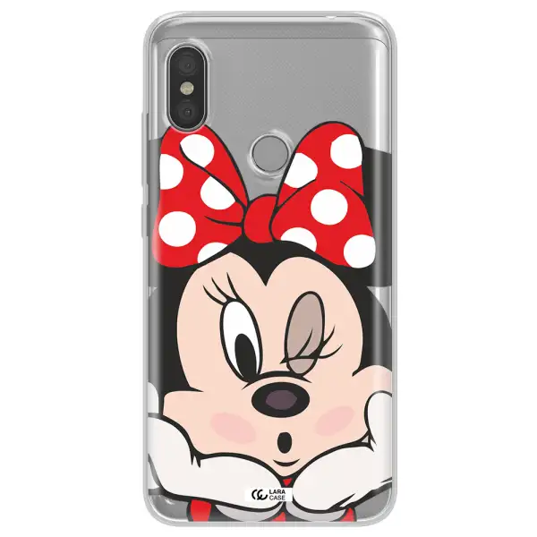 Minnie Mouse Xiaomi Redmi Note 6 Pro Clear TPU Case