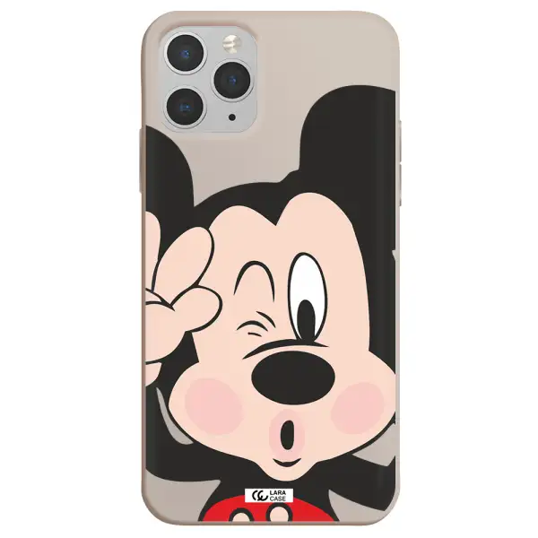 Mickey Mouse Apple iPhone 11 pro Silicone Stone Case