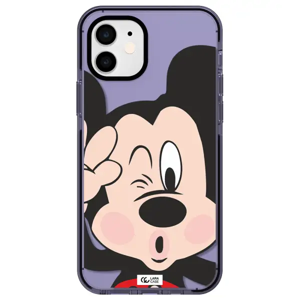 Mickey Mouse Apple iPhone 12 impact Lilac Case