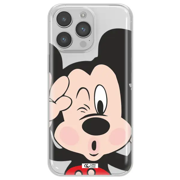 Mickey Mouse Apple iPhone 14 pro Clear TPU Case